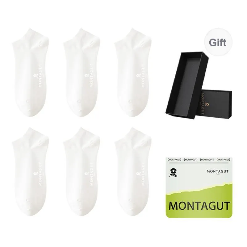 Montagut Ankle Socks Men's Box 6 Pack-0