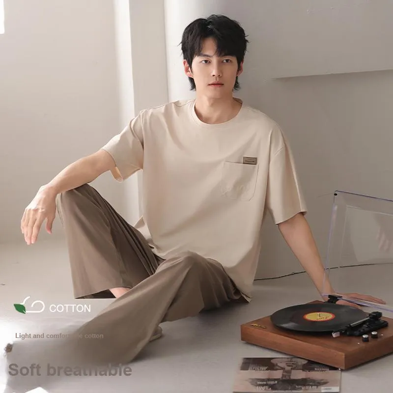 Top Melon Men Pajama Sets-1
