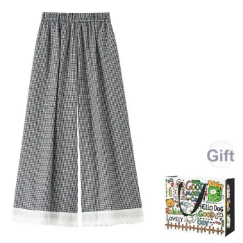 DEDY Casual Pants Women's Plaid