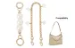 Pearl Extender Chain+Four-Leaf Clover Decorative Chain