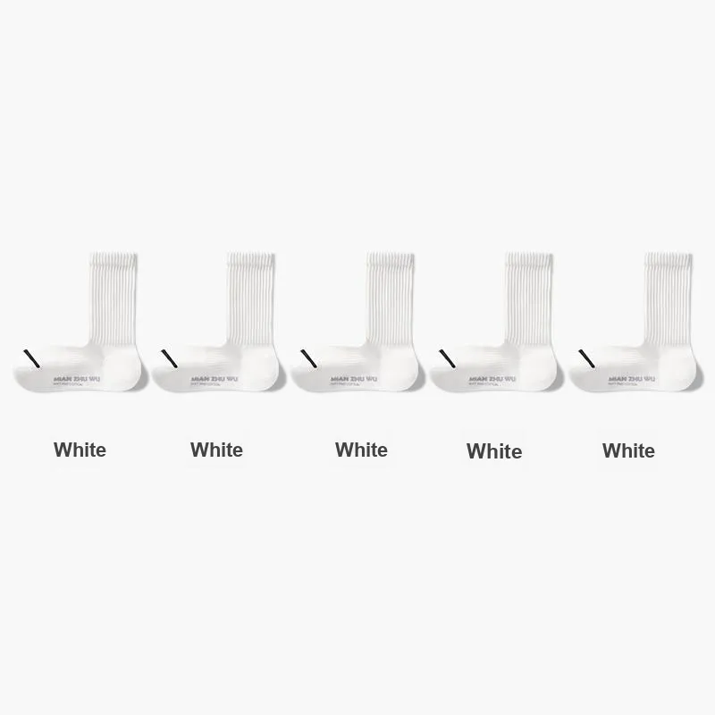B&C.Room 2023 Fall Crew Socks Men's 5 Pack-5