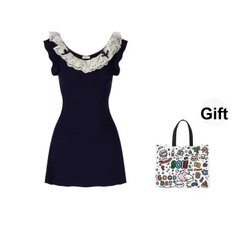 SOIE Sleeveless Dresses Women's Navy Blue