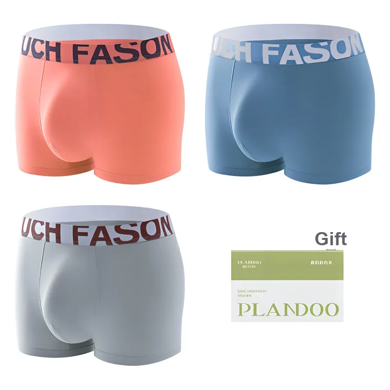 PLANDOO Underpants Men's Shopping Bag 3 Pack-4