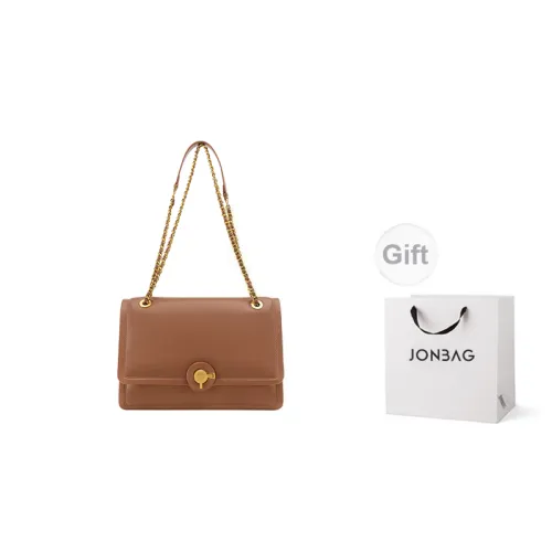 JONBAG Shoulder Bags Cream Coffee