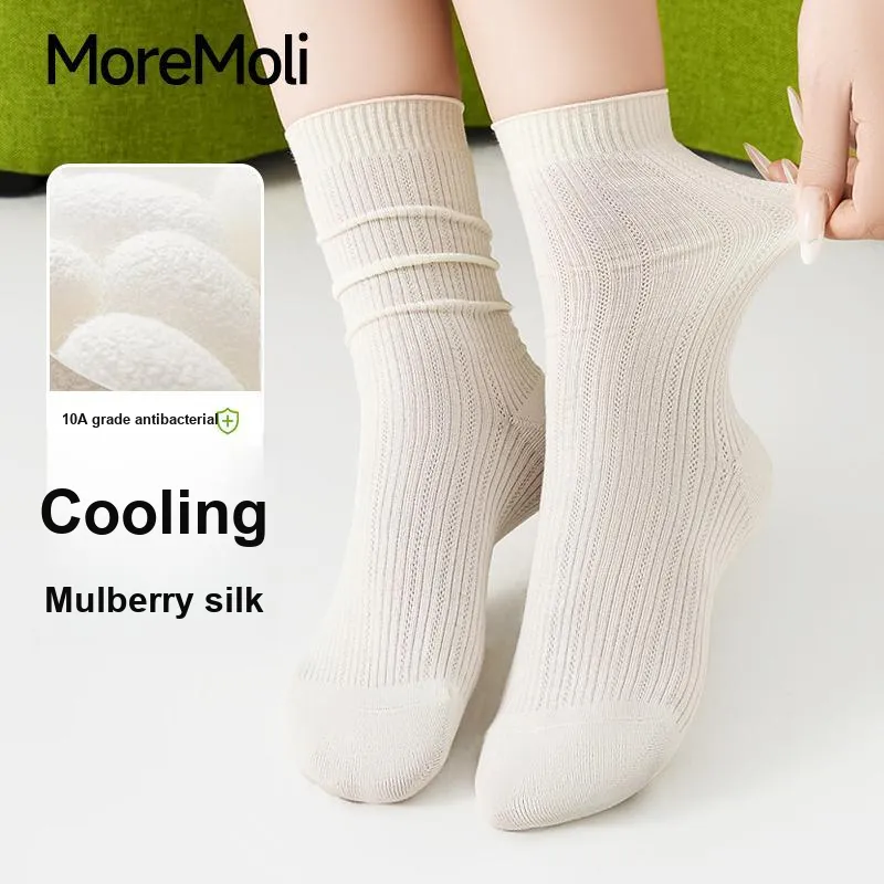 Moremoli Mid Calf Socks Women's 5 Pack-1