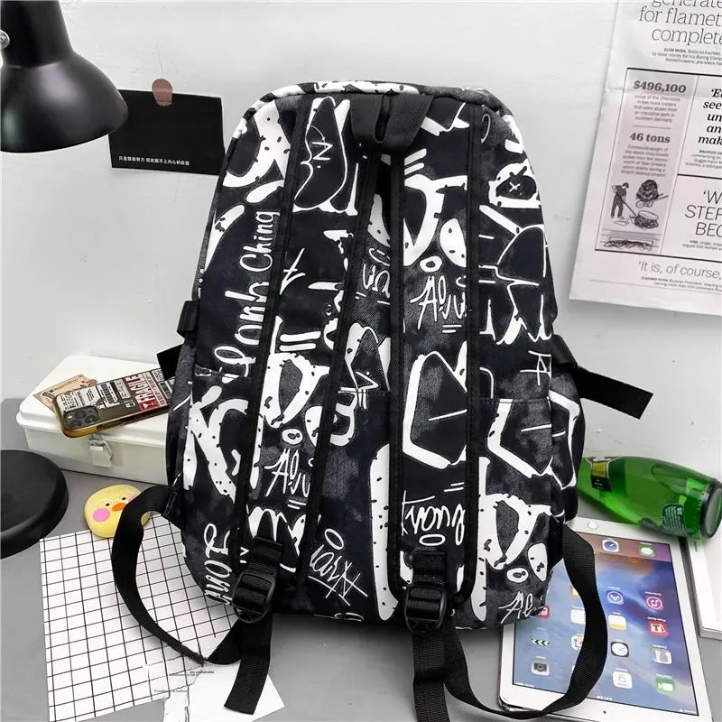 Wolfhorse Nylon Backpack Unisex Multicolor-14