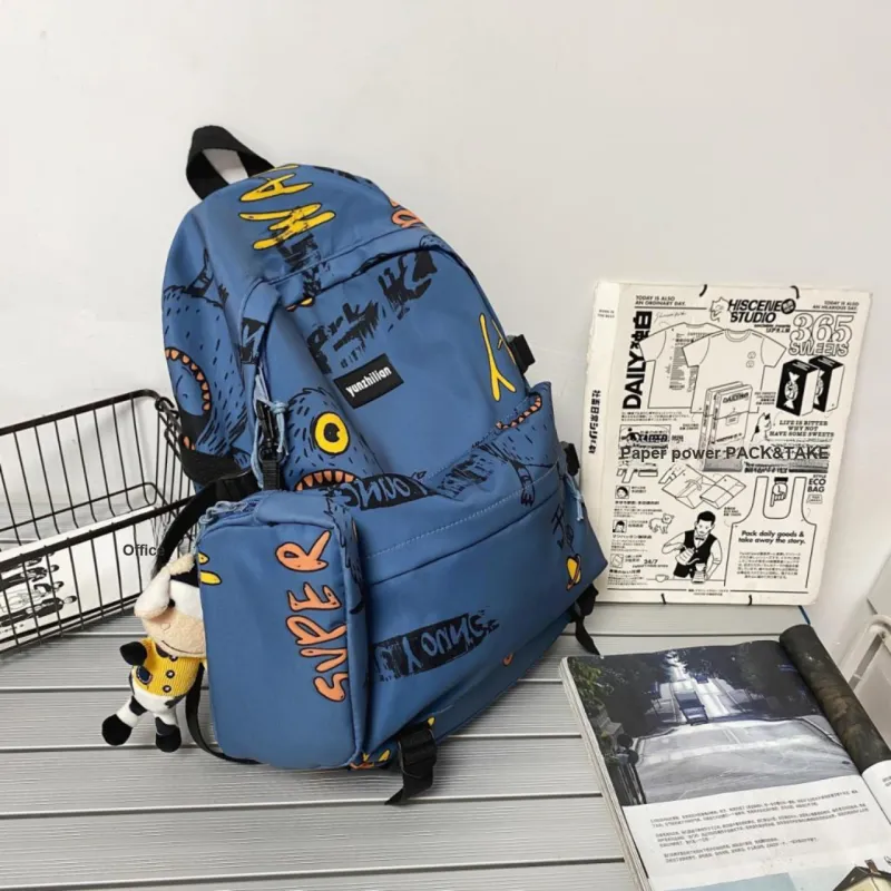 URBAN FOREST Nylon Backpack Unisex Multicolor-10