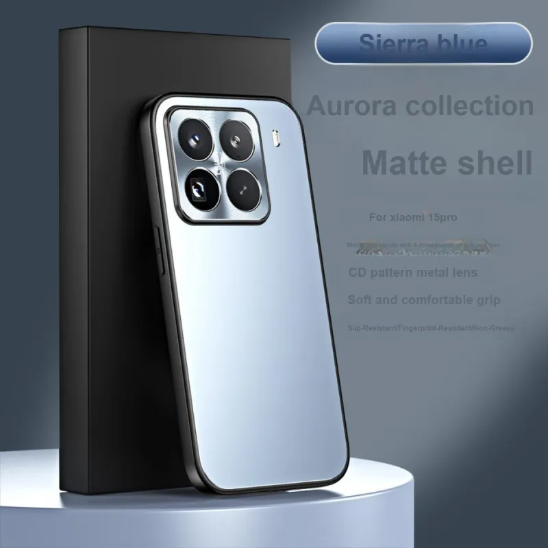 ZHUOJI Matte Material Aurora Invisible Stand Case Phone Case Compatible With Xiaomi 15 Pro/15-15