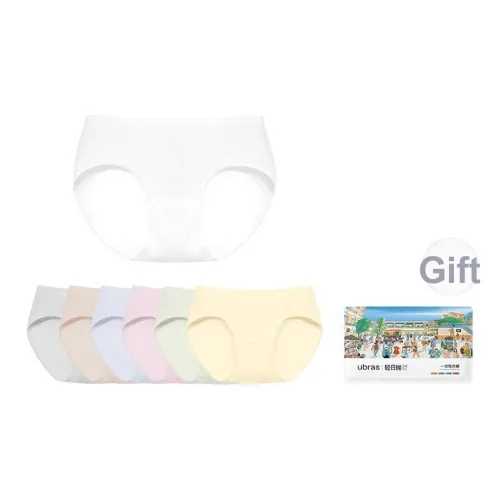Ubras Комфортная серия нижнего белья Одноразовое трусики Женские 7 упаковок