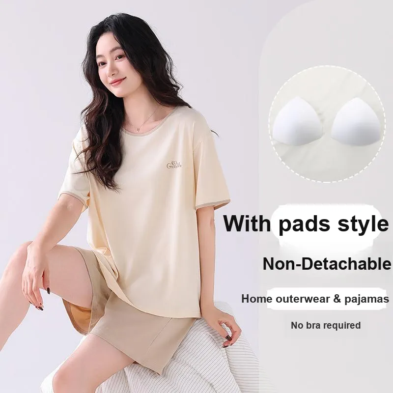 OUSHIBO Pajama Set Women's Image Color-4