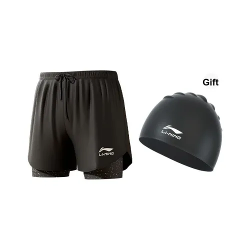 Плавательные шорты для мужчин черные