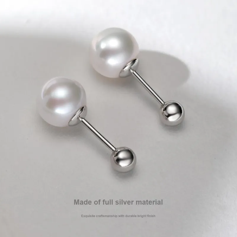 ME LUXE Pearl Stud Earrings, Classic And Versatile Everyday Accessory Women's-3
