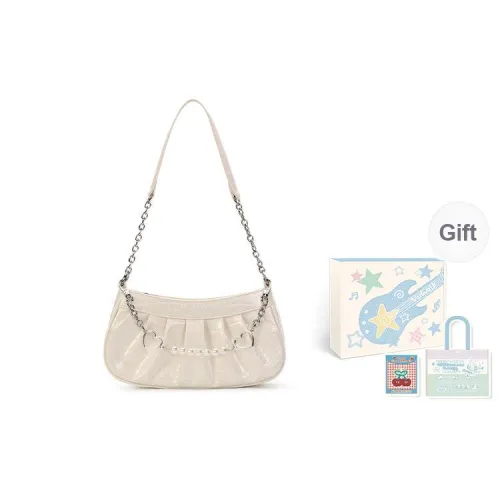 VANWALK PU Shoulder Bag Women's White