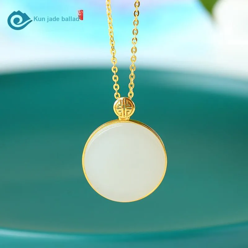 KUNYUYAO Pendants White Jade Unisex-1