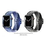 Apple Woven Strap-Blueberry * Dark Chocolate