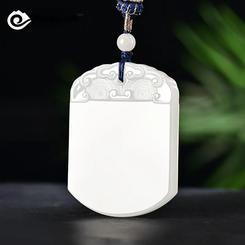 KUNYUYAO Pendants White Jade/Pale Greenish White Jade Unisex-33