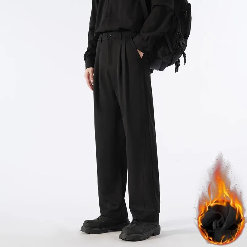 NEAR HERE Casual Pants Unisex Coffee-11