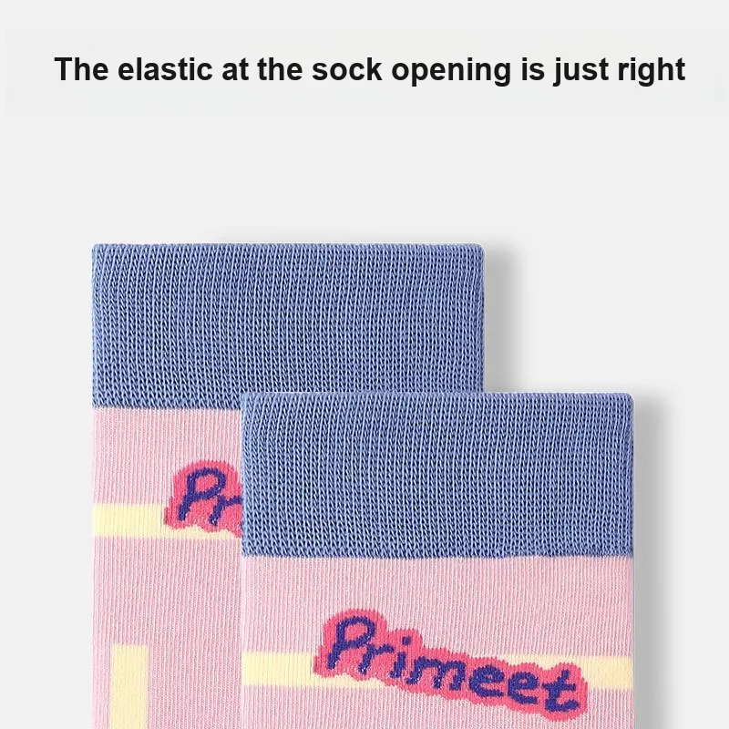 Primeet Mid Calf Socks Unisex 5 Pack-16