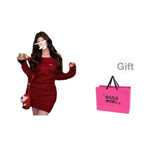 MORii Длинное платье с длинными рукавами женское