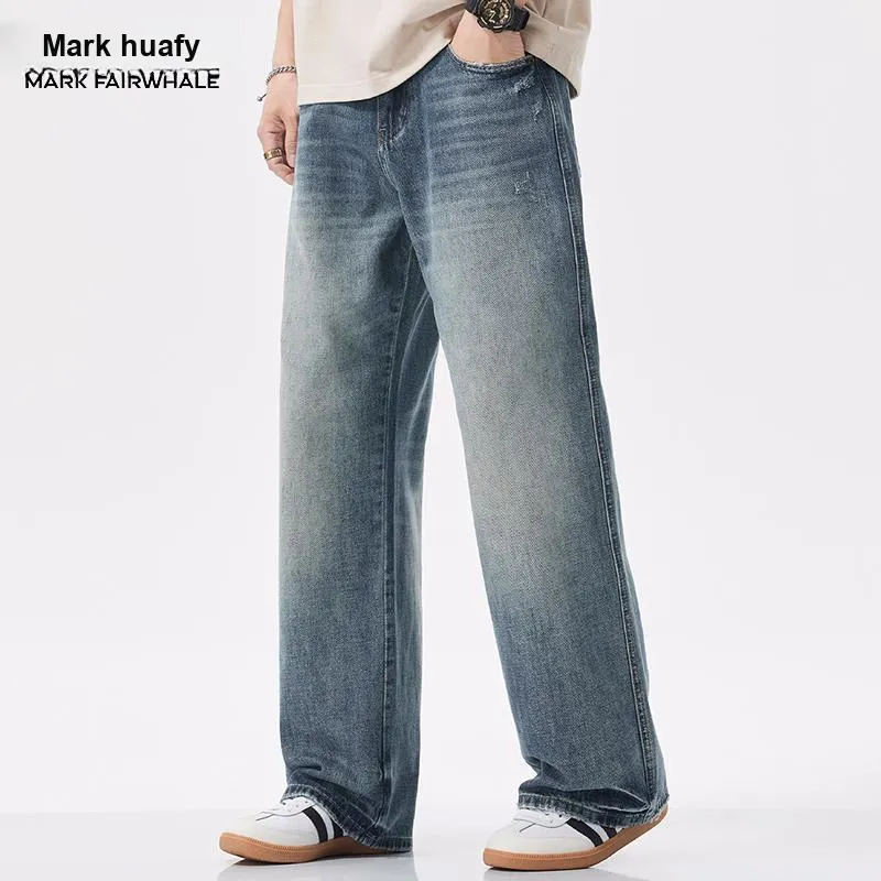 FAIRWHALE Jeans Unisex Blue-4