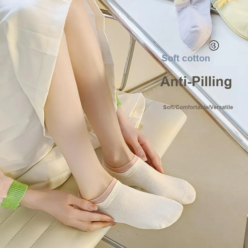XIA.WA.ZHI.XIU No Show Socks Women's Shopping Bag 5 Pack-6