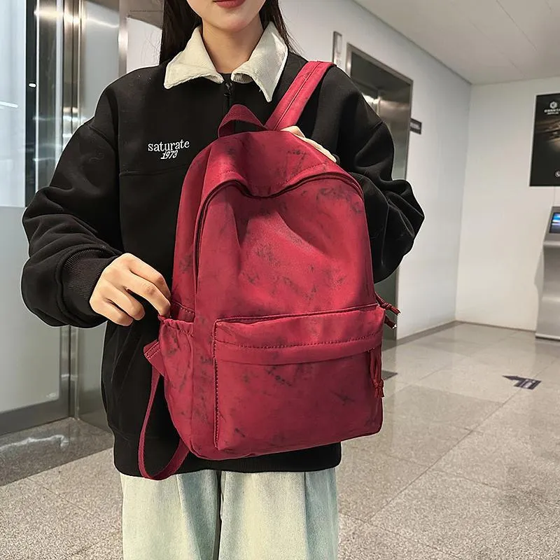 Yalu Nylon Backpack Unisex Multicolor-18