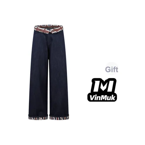 VINMUK Blue Unisex Jeans VINMUK Синий Унисекс Джинсы