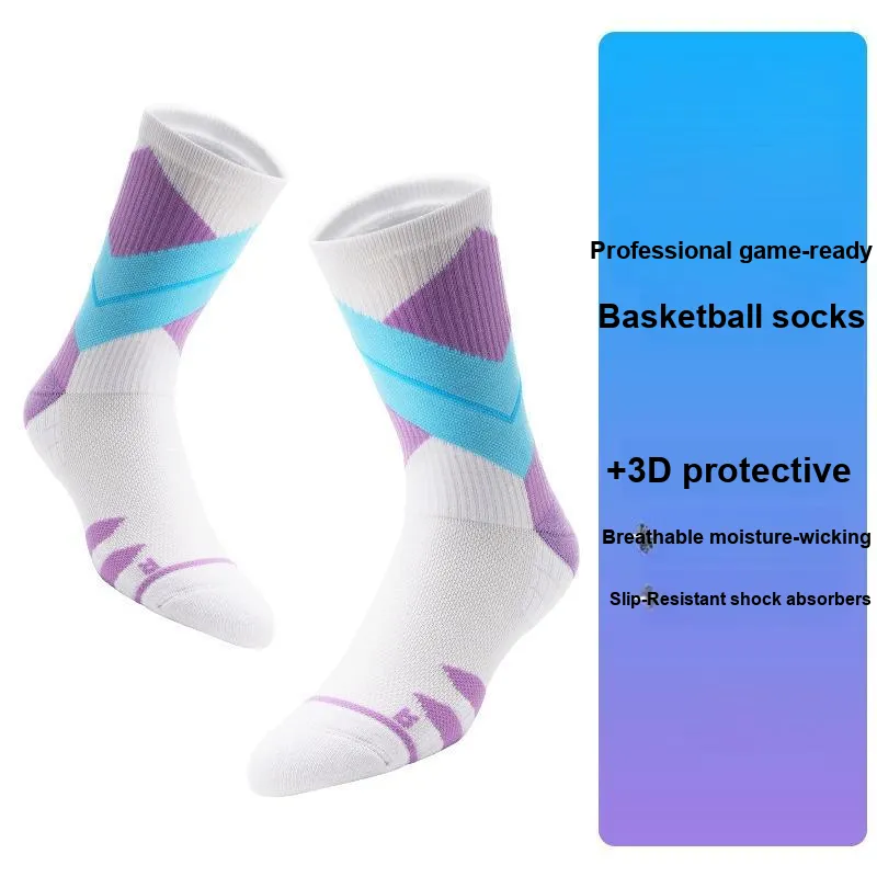 Gentle Welcome Basketball Socks Unisex 3 Pack-8