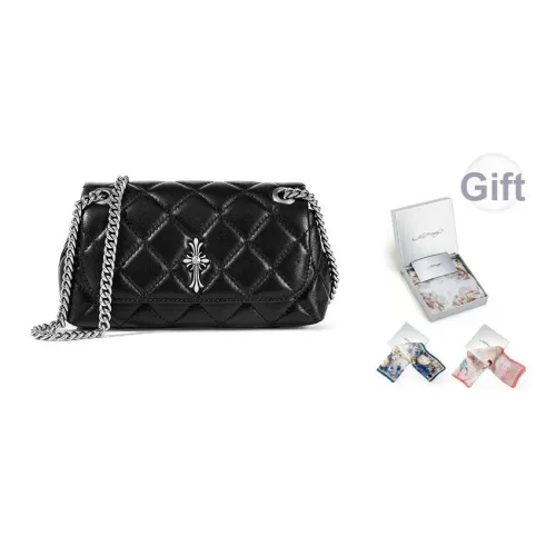 Ed Hardy Sheepskin Сумка через плечо Стандартная Женская Кремово-белый Обсидиан