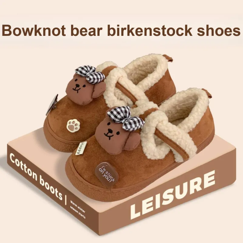 SHIGUDE Cotton Slippers Women's Dark Coffee-22