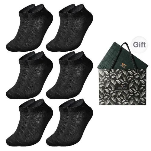 SEPTWOLVES Ankle Socks Men's 6 Pairs Gift Box Packaged