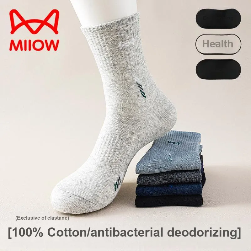 MIIOW Mid Calf Socks Men's Combo Set-14