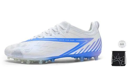 KELME Glimpse Soccer Shoes Unisex Low-Top White/Blue