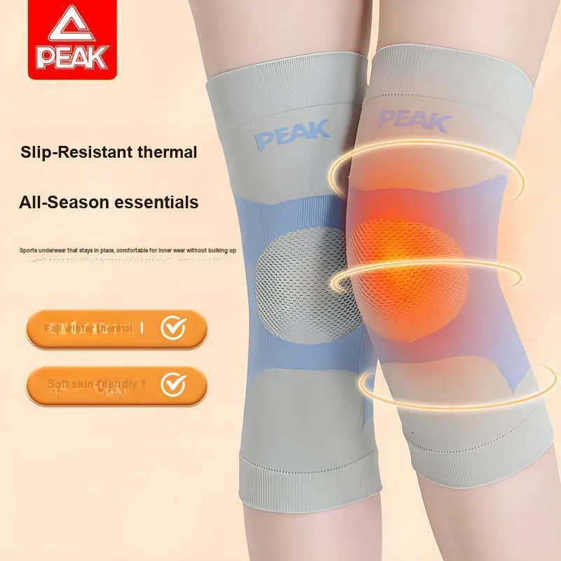PEAK Running Mountaineering Hiking Skiing Ice Fitness Unisex Polyamide Elastane Latex Thread Knee Pads-2