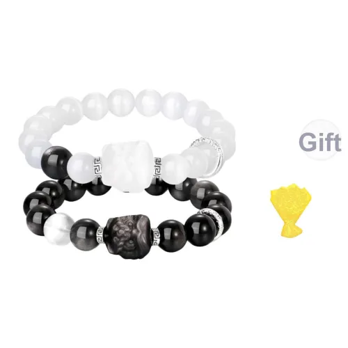 JINLIUFUJIXIANG Естественный Цветной Глазурный Браслеты Унисекс