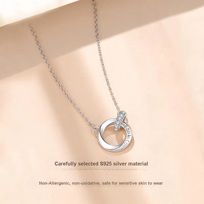MISS TOOYA S925 Silver Necklaces Women's-2
