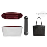 [City33 Black Silver Two-Piece Set]Waterproof Liner+Shoulder Strap Pad