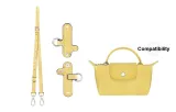 Wheat Yellow Crossbody Shoulder Strap+No-Punching Buckle