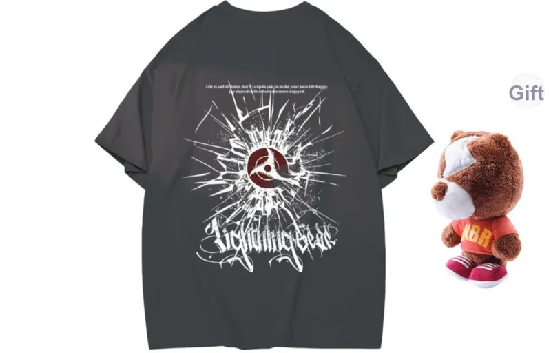 LIGHTNING BEAR T Shirts Unisex-8