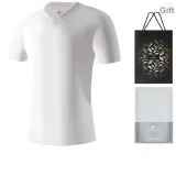 Crew Neck 1 Pack (White) 100% cotton Breathable/Versatile Outerwear