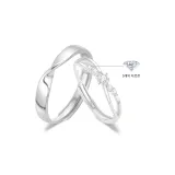 Sterling Silver Couple Rings