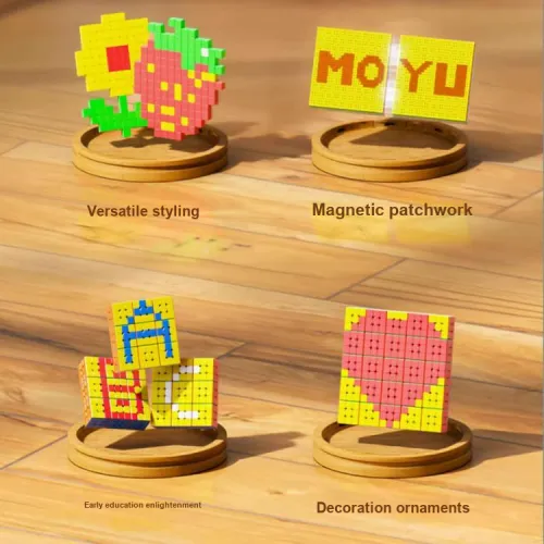 MoYu DIY Магнитный Кубик Рубика Пазл Ручная работа Наборы для конструирования Развивающие игрушки
