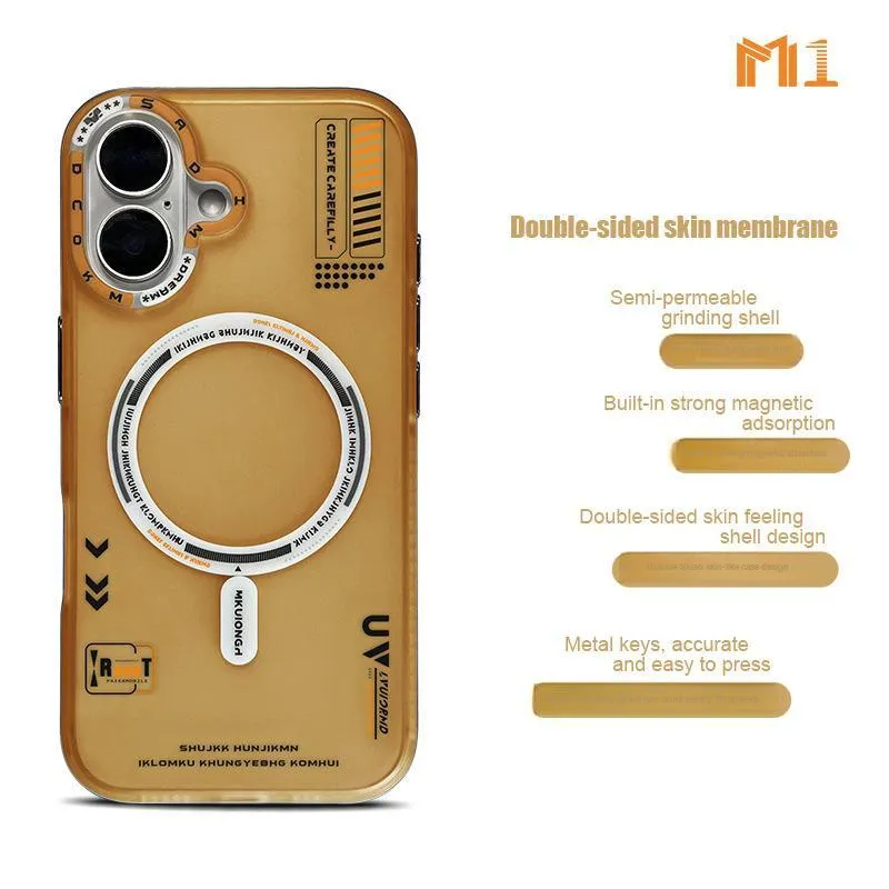 TXBX PC Material Skin Feel Matte Impact Resistant Individual Phone Case Compatible With Apple 16/15/14/13/12 Series-9