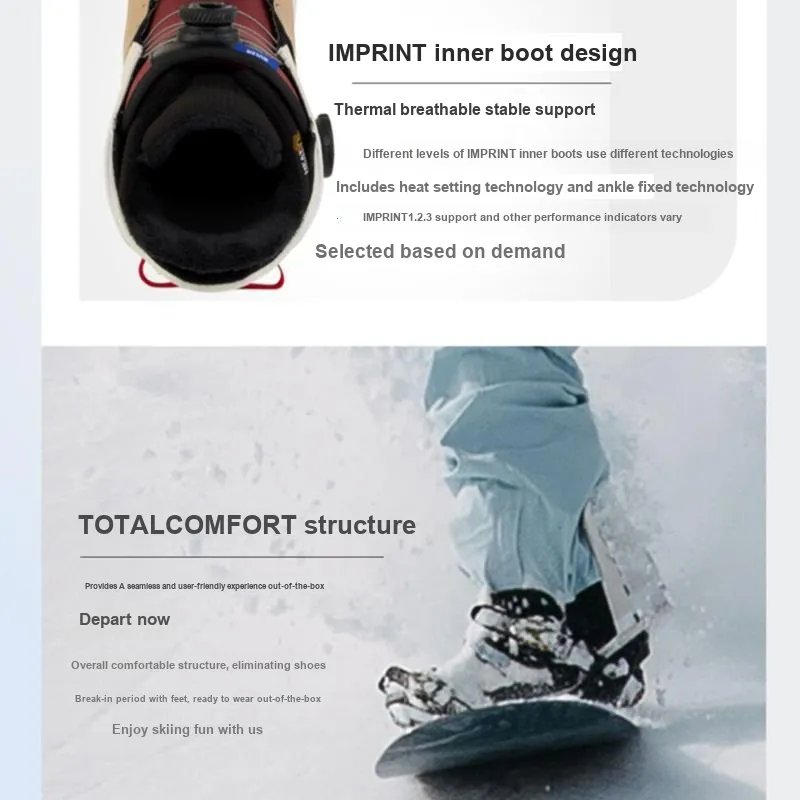 BURTON RULER BOA Single Snowboard Ski Boots Men's-2