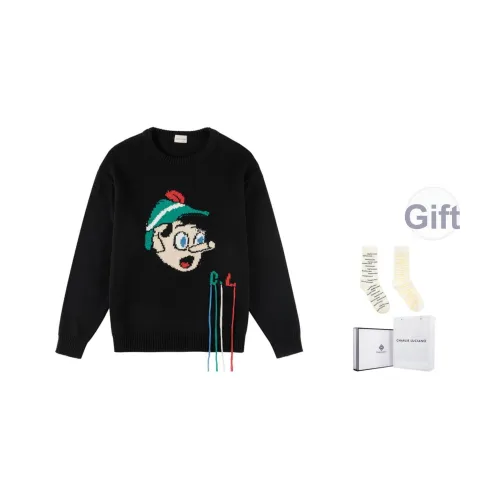 Charlie Luciano Свитер Унисекс Черный