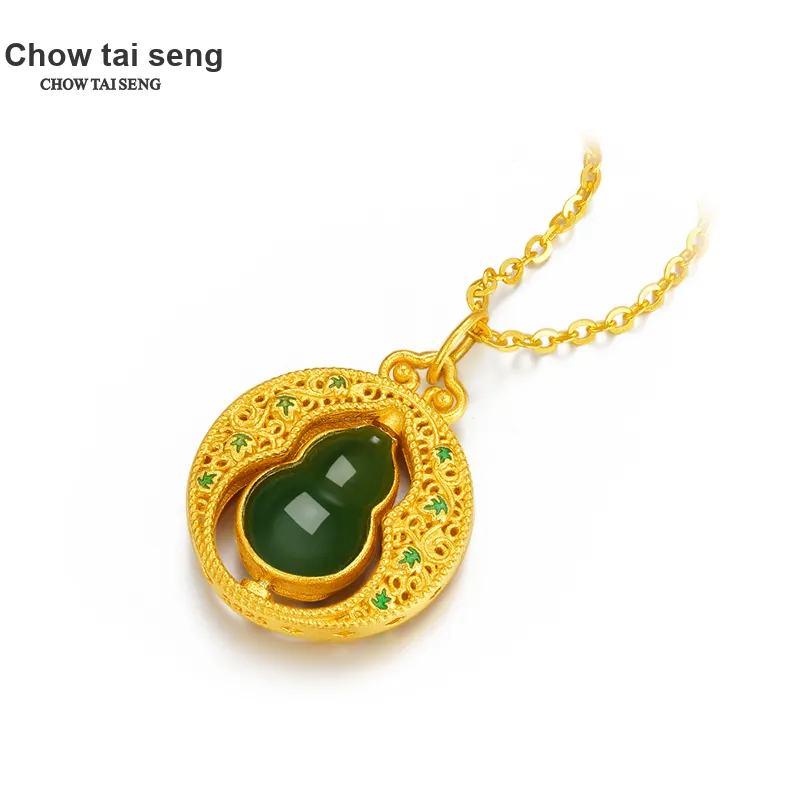 CHOW TAI SENG Ice Glutinous Necklaces Women's-4