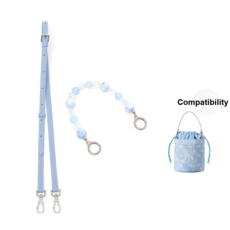 Gloya Metal Bag Strap Women's Blue-0