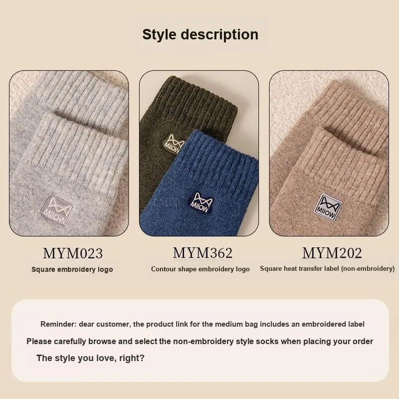 MIIOW Mid Calf Socks Unisex 3 Pack-85