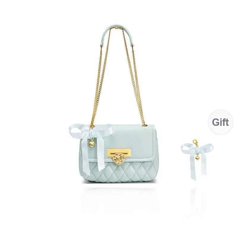 JUST STAR Synthetic Leather Small Square Bag, Shoulder Bag, Crossbody Bag Regular Women's White-23