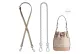 [Replacement Shoulder Strap]Sand Crossbody Adjustable+Decorative Chain